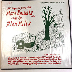 More Animals Vol 2 Alan Mills LP Album 1966 MCM Children's Music Scholastic